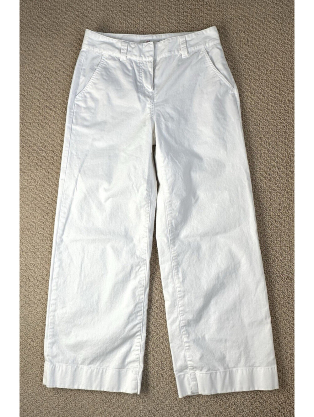 VINEYARD VINES White Cotton Ankle Length Pants Size 2